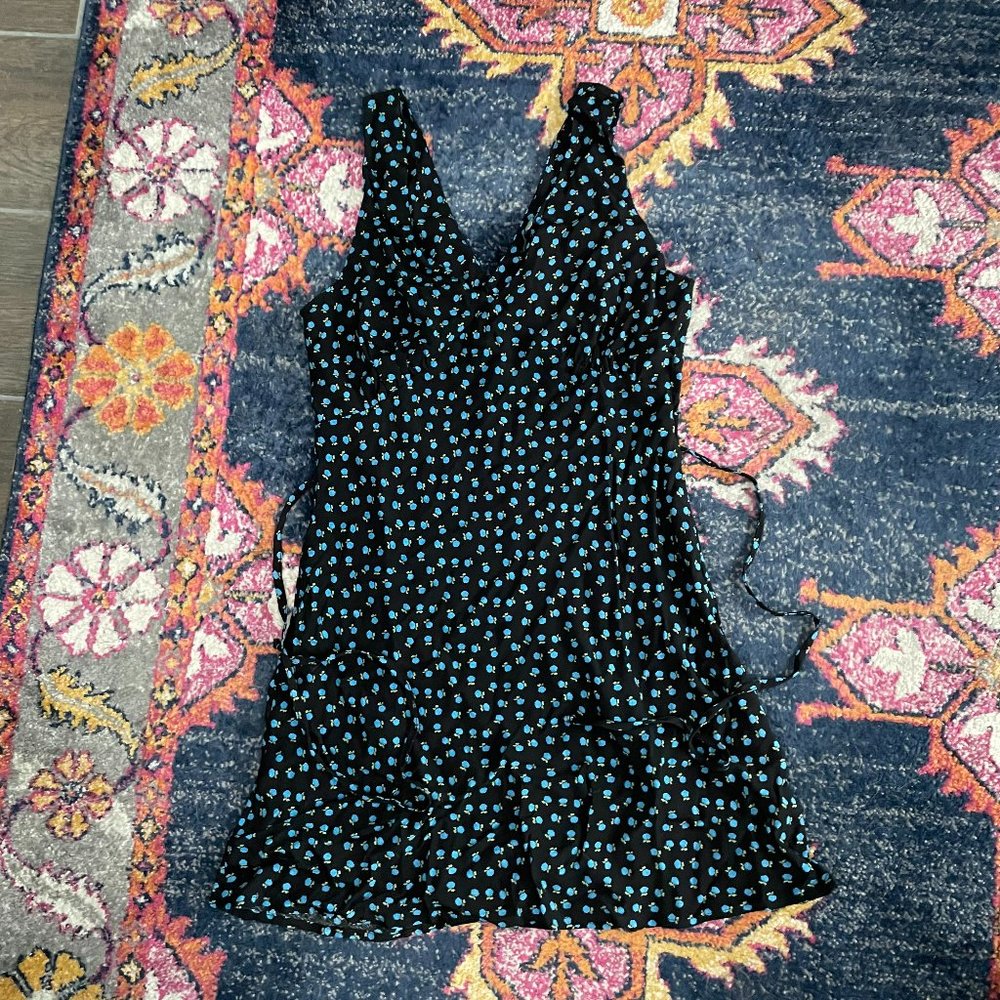 Women's Woven Slip Dress - Wild Fable™ Black Floral M